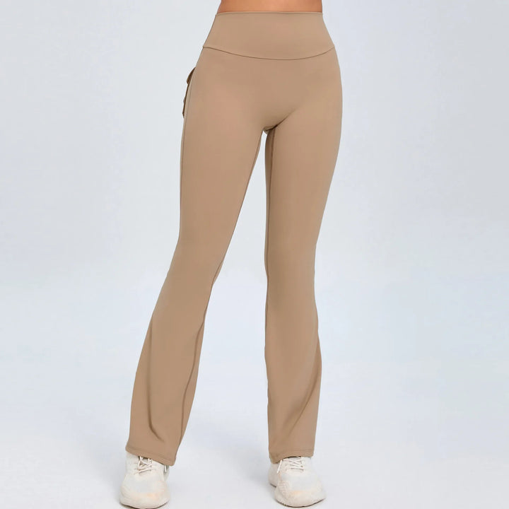 MotionMoxie® Flare Pocket Yoga Pants - High Waist & Quick Dry