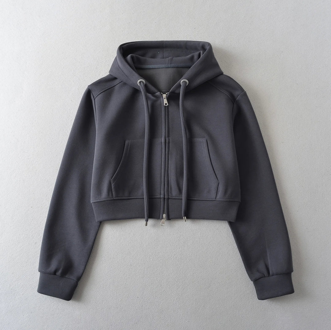 MotionMoxie® Thicken Hooded Sweater - Double Zipper Jacket