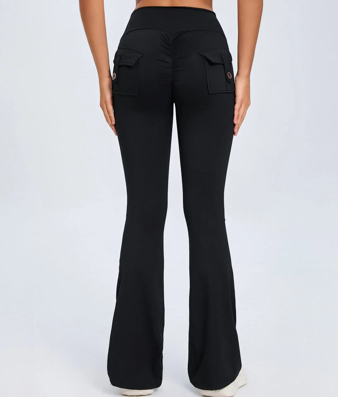 MotionMoxie® Flare Pocket Yoga Pants - High Waist & Quick Dry